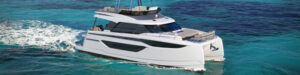 Read more about the article Prestige Yachts Unveils Power Catamaran M Line Launching M48
